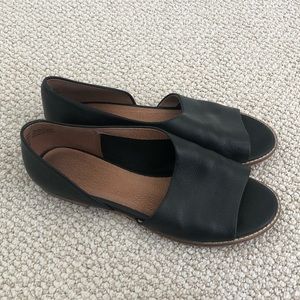 Black Anthropologie flats